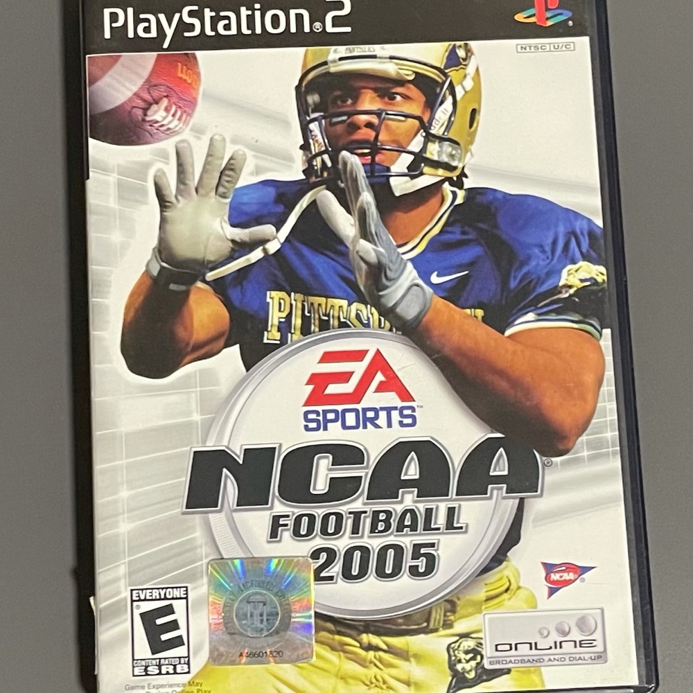 NCAA Football 2005 (2005 Sony Playstation 2) PS2 Game, Case, Manual, CIB